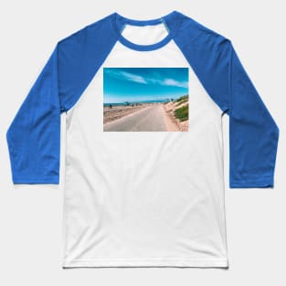 Beachside Road in Los Angeles Baseball T-Shirt